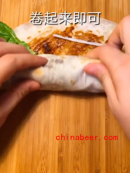 老北京鸡肉卷怎么吃